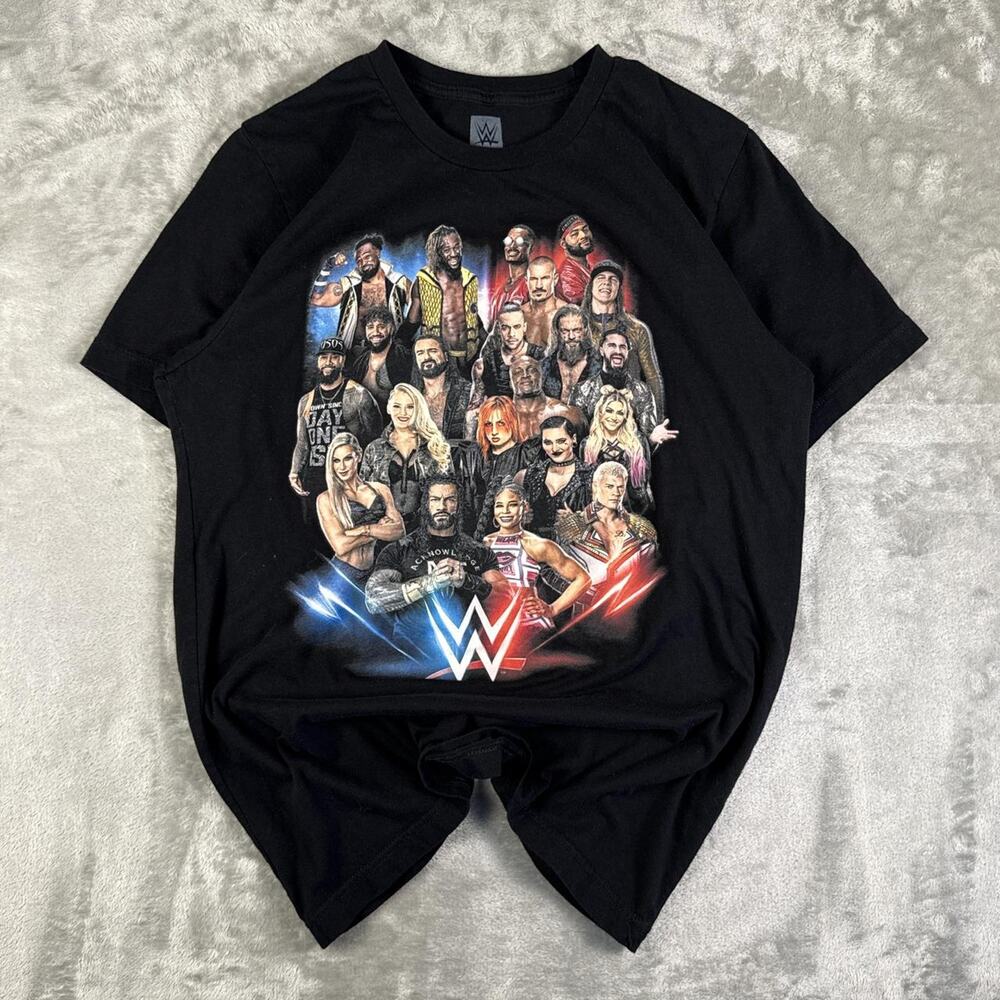 WWE Authentic I Was There Live Tour 2022 Graphic T-shirt Size Large